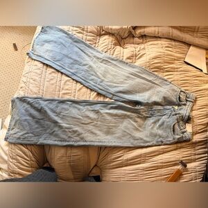 NWT Zara The Crossed Waist Wide Leg Jeans Size 2/34